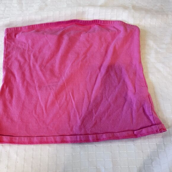 Derek Heart Cotton Blend Strapless Tube Top - Set of 2 Green & Pink - Medium - Picture 8 of 10